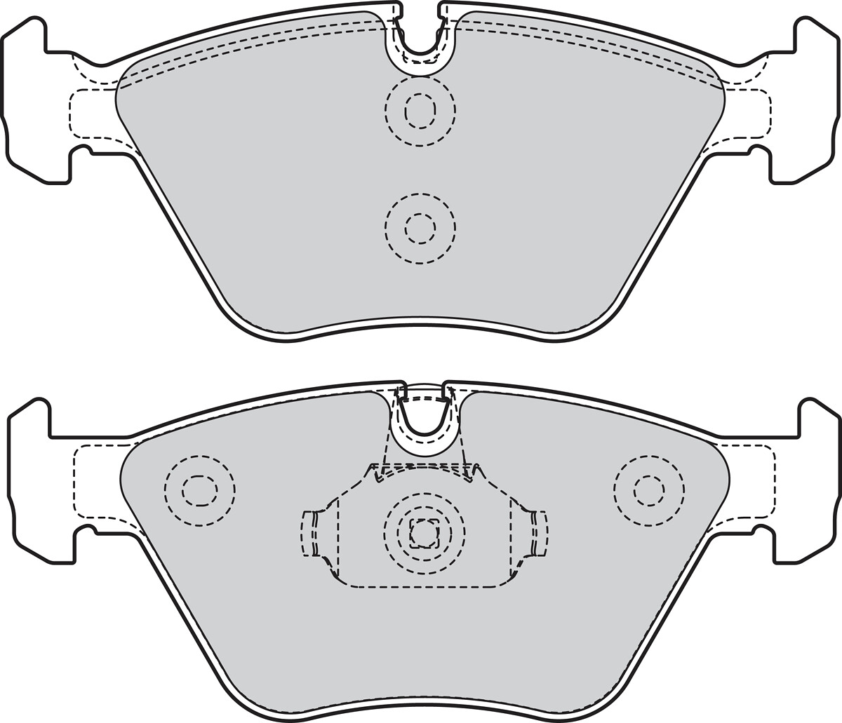 Jeu de 4 plaquettes de frein VALEO ref. 302067